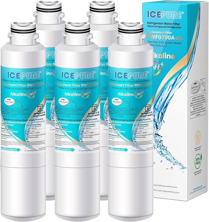 ICEPURE Alkaline DA29-00020B Refrigerator Water Filter Replacement by ICEPURE