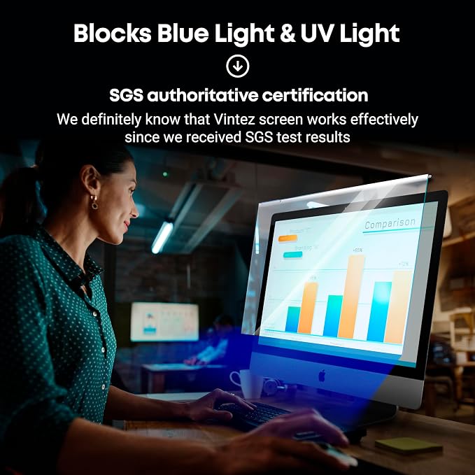 VINTEZ Blue Light Screen Protector Compatible - Image 5
