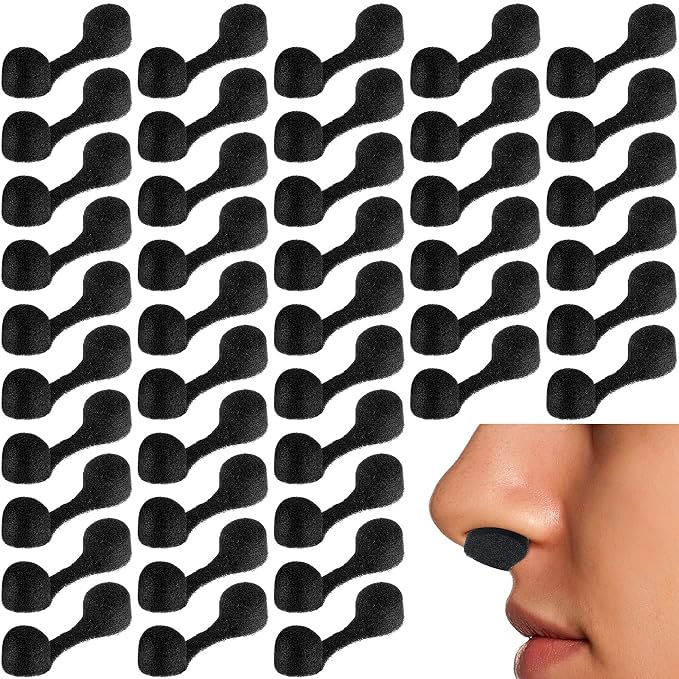 Tondiamo 100 Pieces Nose Plug Filter Disposable Nose Filter Sponge by Tondiamo
