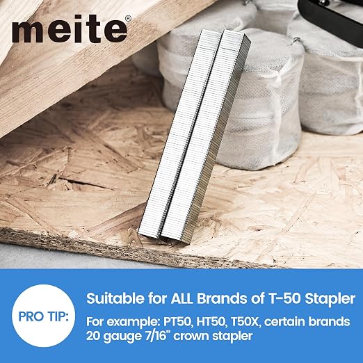 meite T-50 Staples, 3/8 Inch Length Heavy Duty Staples - Image 5