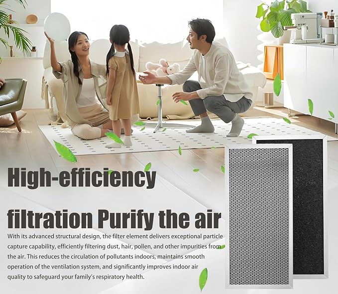 2-Pcs SV02300 Air Exchanger Filter 15-3/8 x 7-1/8 x 5/8 Inches Efficiency - Image 7
