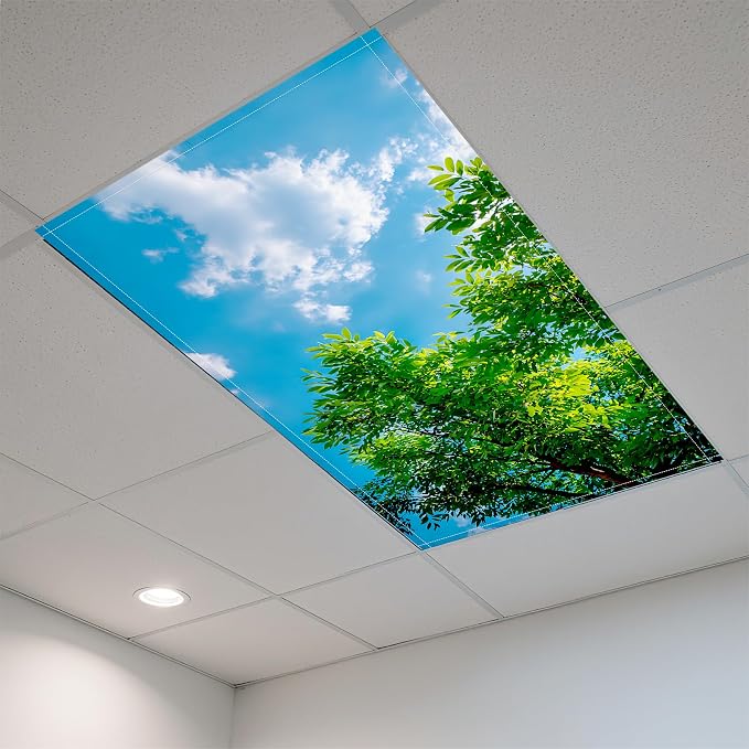 2 Pack Fluorescent Light Covers- 4 x 2 Feet Magnetic Ceiling Light Cover Room - Image 6