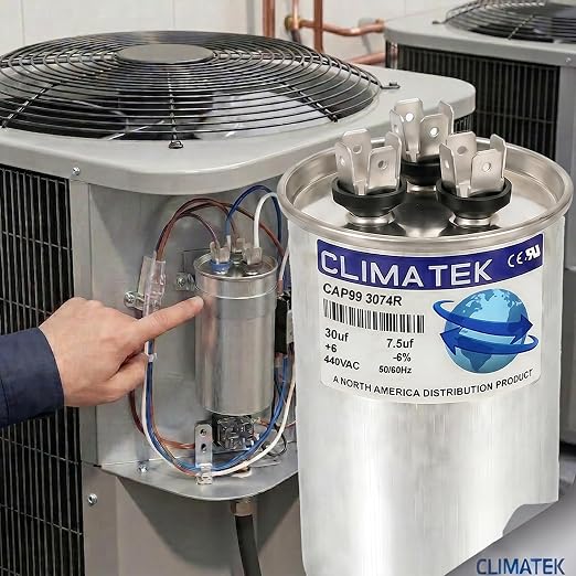 ClimaTek 30 + 7.5 MFD 370/440 Volt Dual Run Capacitor CAP99-3074R | 30/7.5 VAC - Image 4