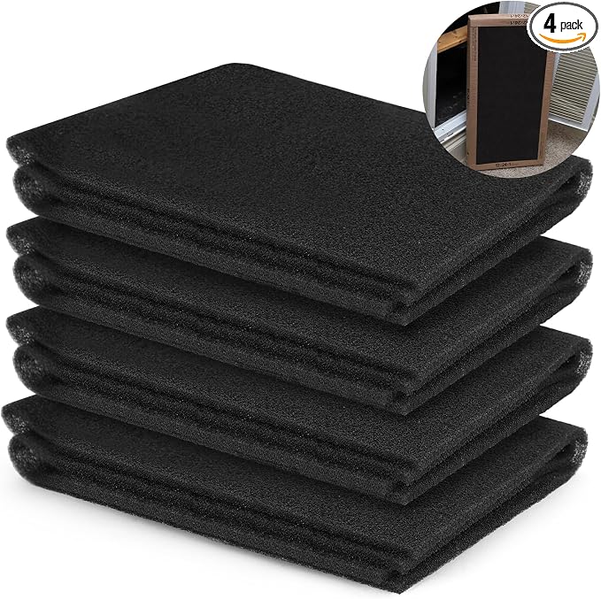Nuanchu 4 Pack 26" x 16" x 1/4" Mobile Home Furnace Door Filter Furnace Parts by Nuanchu