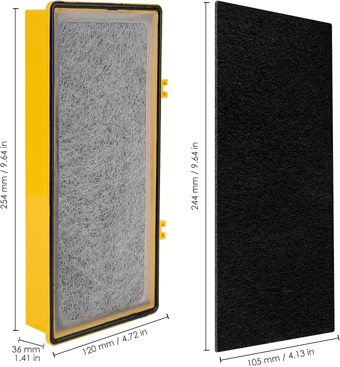 AER1 Filter 4 HEPA Filters + 8 Carbon Booster Filters Compatible - Image 7