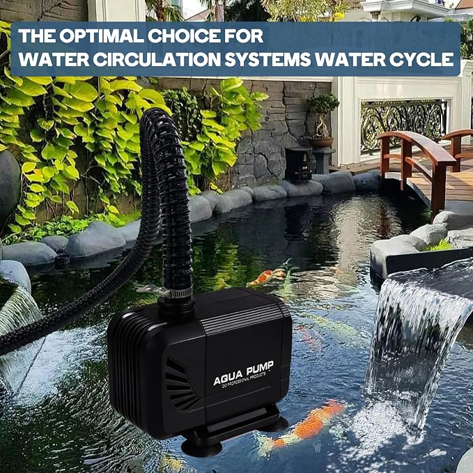 900 GPH 45W Submersible Water Pump and 10 FT Tube - Image 8