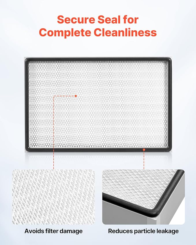 VEVOR Laminar Flow Hood Filter, 18.39 x 11.89 x 2.95 in, 1 Piece HEPA Filter - Image 5