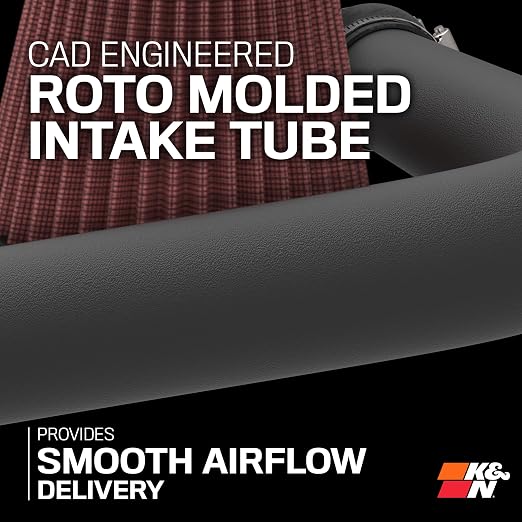 K&N Cold Air Intake System: High-Flow Air Filter, Increase Performance & - Image 5