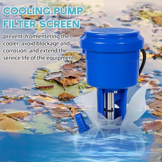 2 Sets 19.7 x 19.7 Inch Swamp Cooler Pump Swamp Cooler Filter Mesh Pump Basket - Image 6