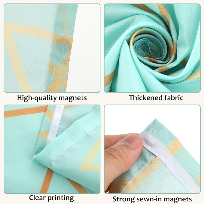 8 Pcs Fluorescent Light Covers for Classroom Ceiling Fixtures 4x2 Ft Magnetic - Image 3