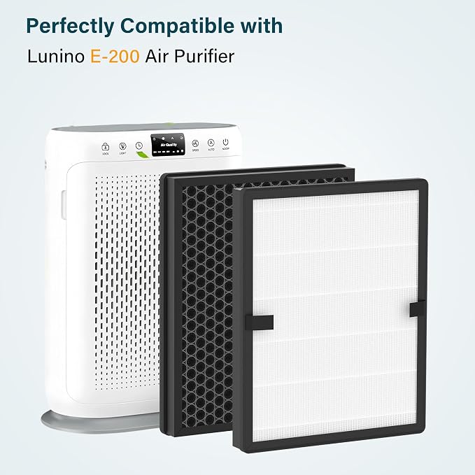 2 Packs E-200 H13 True HEPA Replacement Filter Compatible - Image 2