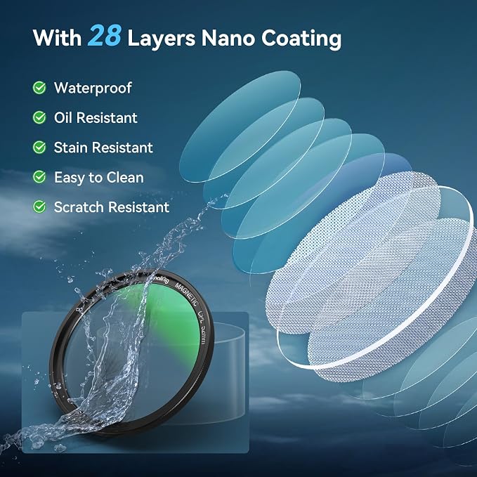 SmallRig 52mm Magnetic Circular Polarizers Filter, HD Optical Glass 28 Layer - Image 5