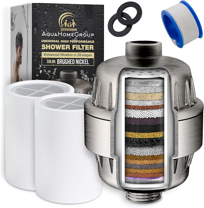 AquaHomeGroup 20 Stage Shower Head Filter - Image 4