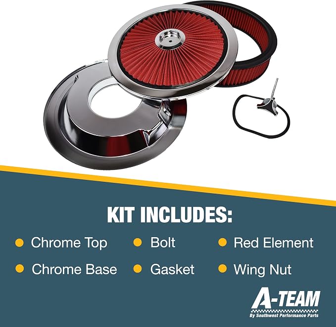 A-Team Performance High-Flow Air Cleaner Assembly - Image 6