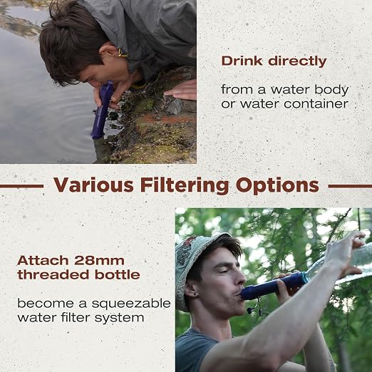 Membrane Solutions Water Filter Straw S2, NSF/ANSI 42&372&401 Certified - Image 3