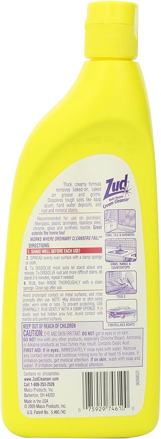Zud Cream Cleanser, 19-Ounce (pack of 3)