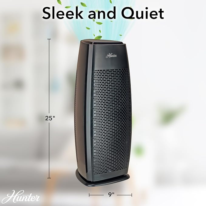 Hunter Air Purifiers for Home Large Room and Bedroom. True HEPA Air Purifier - Image 3