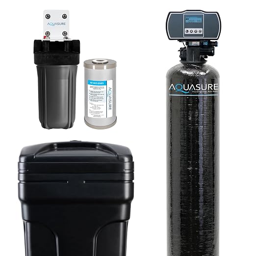 Aquasure Harmony Series 32, 000 Grains Whole House Water Softener Bundle by Aquasure