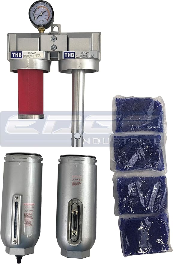 2 STAGE INDUSTRIAL GRADE IN-LINE COALESCING FILTER & DESICCANT AIR DRYER - Image 3