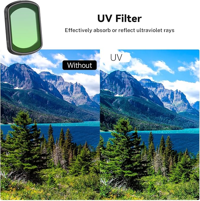 Haoge Magnetic UV Filter for DJI Osmo Pocket 3 Creator Combo, Lightweight - Image 2