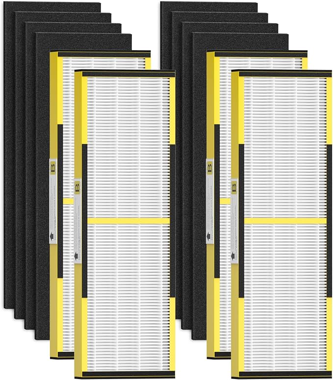 4 PACK FLT4825 HEPA Filter B Replacement by Cabiclean