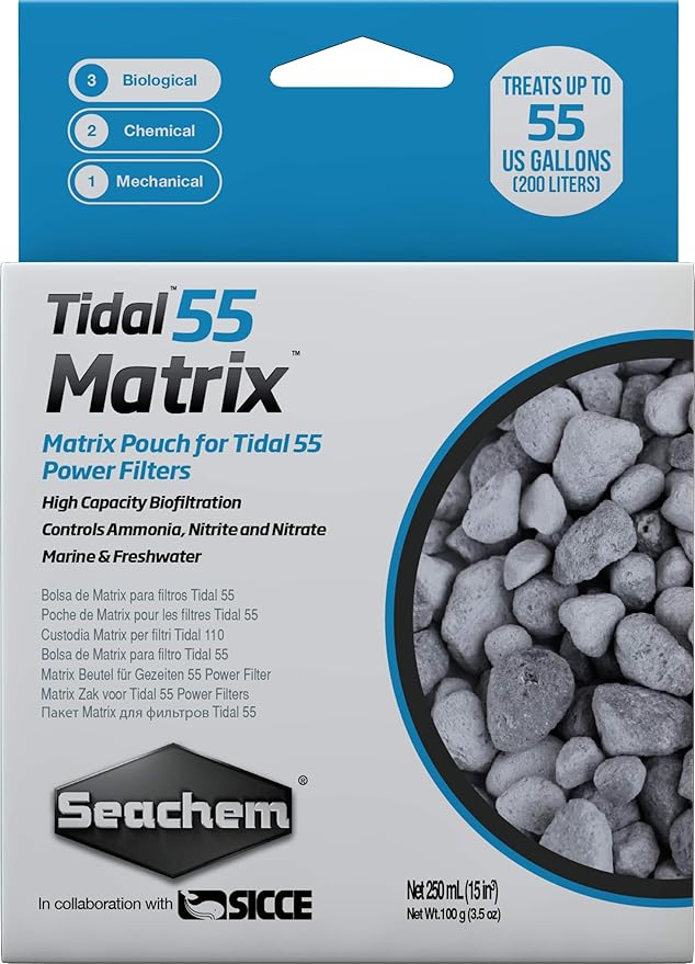 Seachem Laboratories 6506 55 Matrix 250 mL Tidal Filter by Seachem+Laboratories%2C+Inc.