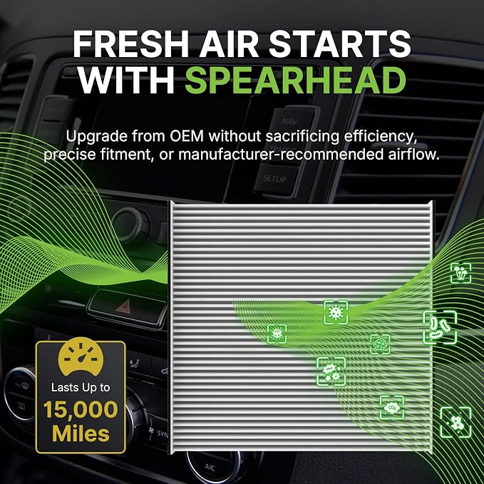 Spearhead OEM+ Particulate Breathe Easy Cabin Filter | Fits 09-14 Cube - Image 5