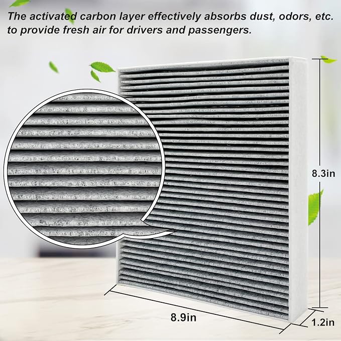 2Pcs Capume for Cabin Air Filter JM133 Fits for 2021-2025 2026 Elantra - Image 3