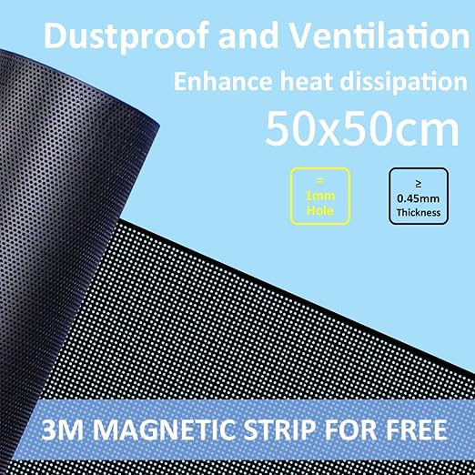 500x500mm 19.68inch DIY Computer PC Case and Fans PVC Dustproof Mesh Filter - Image 5