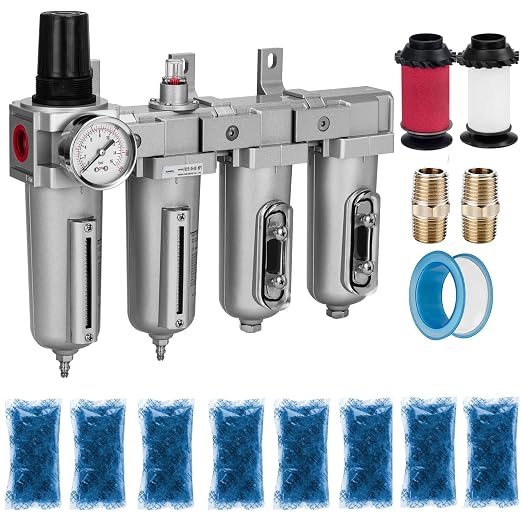 NANPU 1/2" NPT Industrial Grade 4 Stage Air Drying System by NANPU