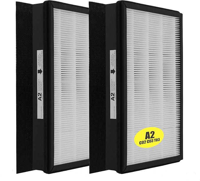 Replacement HEPA A2 Size Filter, Compatible by Lhari