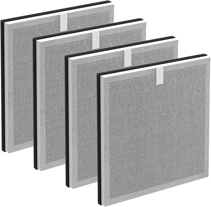 4-Pack 3-in-1 Purezone Replacement Filter, Compatible by WILERDA