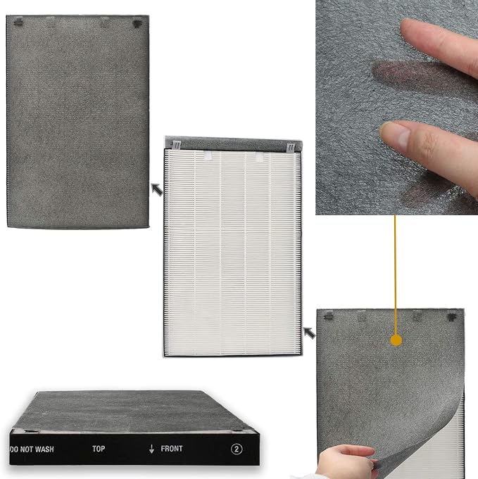FFsign 2678 Replacement High Efficiency HEPA Filter + 2677 Actived Carbon Filter - Image 8