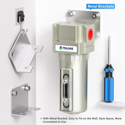 TAILONZ PNEUMATIC 3/4" NPT Industrial Compressed Air Desiccant Dryer, Used - Image 7