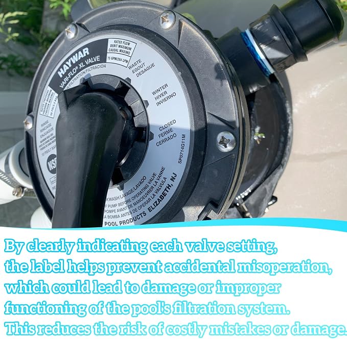 Pool Sand Filter Label Sticker Replacement - Image 7