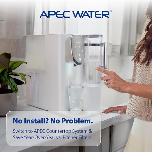 APEC Water System ROES-PHUV75 Essence Series Top Tier Alkaline Mineral pH+ and - Image 8