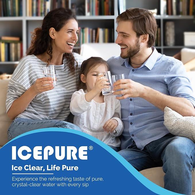 ICEPURE ADQ73613401 Refrigerator Water Filter Replacement - Image 9