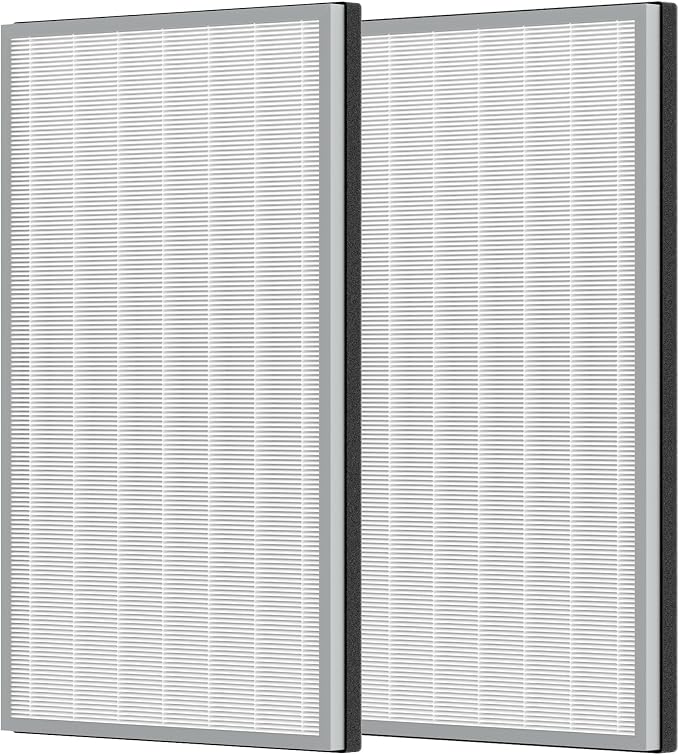 2 Packs Upgraded 3-in-1 HE601 Replacement Filter by FCFMY