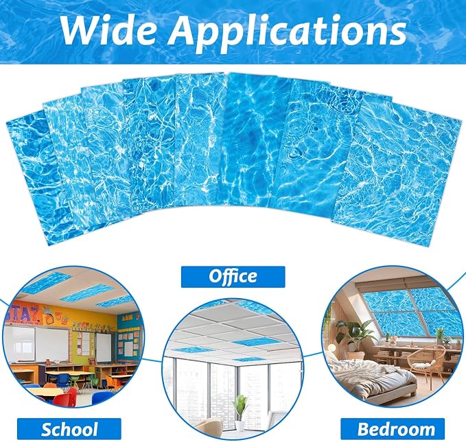 8 Pcs Fluorescent Light Covers - Image 4