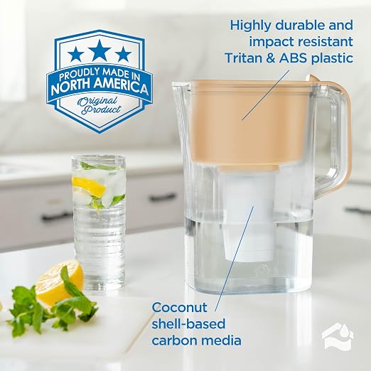 HOMEWATER 10-Cup Pitcher Filter – BPA-Free, High-Capacity 2.4L Pitcher - Image 7