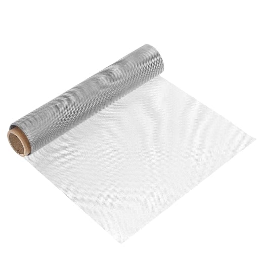 uxcell 20 Mesh 39" x 12" Woven Wire Mesh, 304 Stainless Steel Air Vent Filter by uxcell