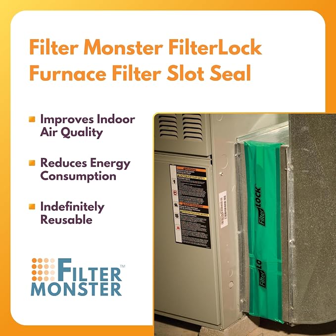 FilterLock Furnace Filter Slot Seal – Magnetic Seal Cover - Image 5