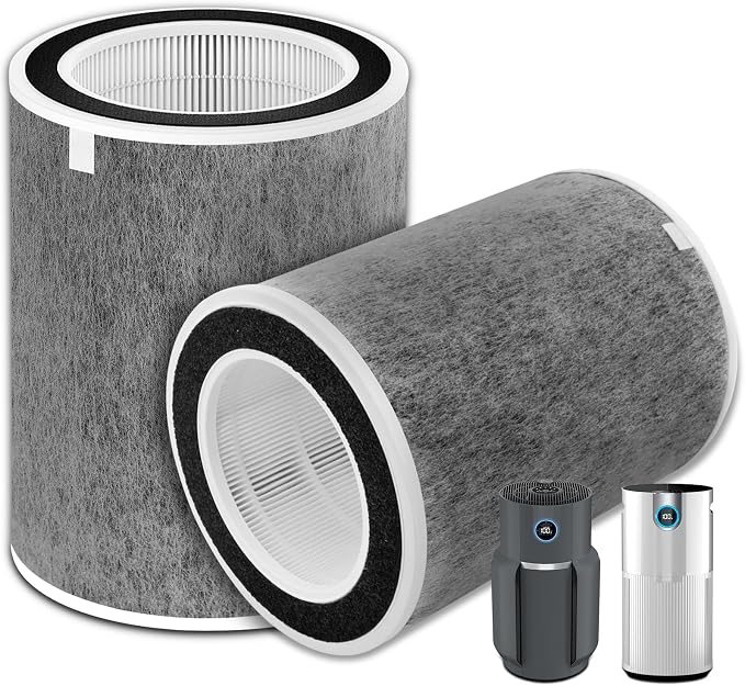 2 Pack HP202 HP302 Replacement Filter Compatible by Doifyn