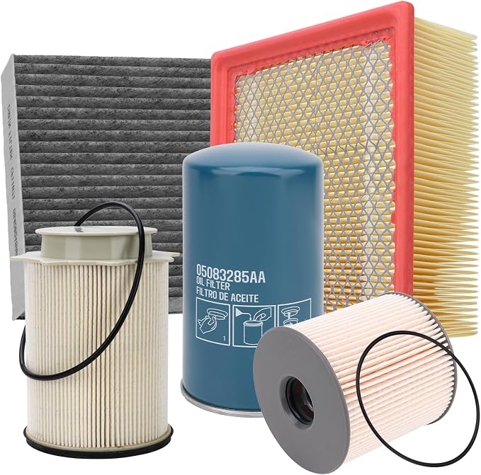 Filter Element Compatible with Dodge Ram 2500/3500/4500/5500 2019-2024 6.7L. by Reenkey