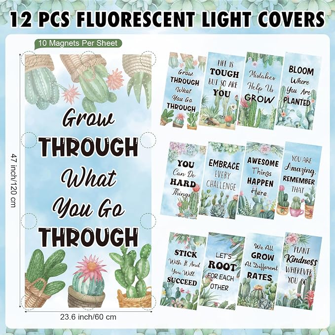 Capoda 12 Pcs Fluorescent Light Covers - Image 2