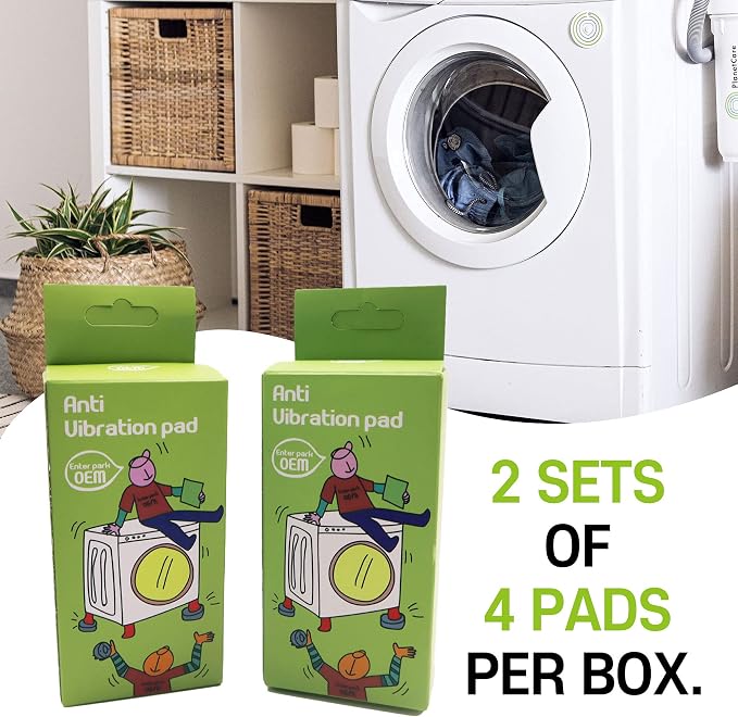 Anti Vibration Pads for Washing Machine- Washer Dryer Noise Reduction& Shock - Image 2