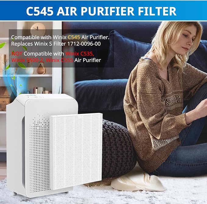 4 Pack C545 Replacement Filter S Compatible - Image 2