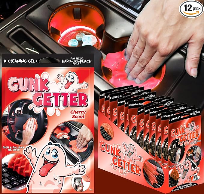 Cleaning Gel for Those Hard to Reach Places, Automotive Cup Holder Electronic by GunkGetter