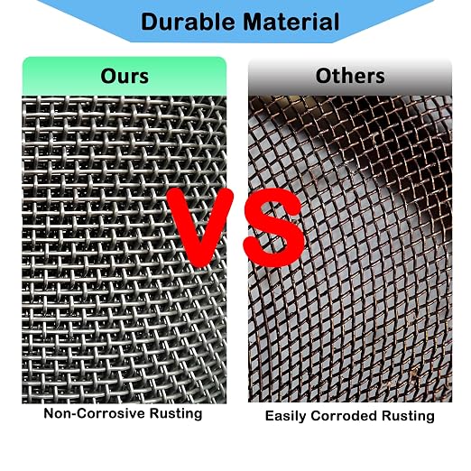 304 Stainless Steel Mesh Screen#60Mesh -Size:15.7"x47.2", - Image 4