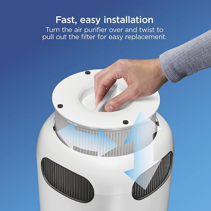 Clorox Tabletop Air Purifier True HEPA Replacement Filter, 200 Sq. Ft. Capacity - Image 5